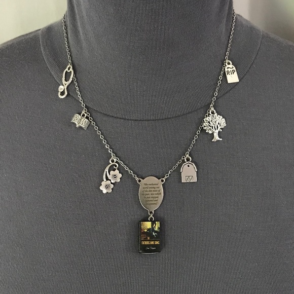 Fathers and Sons by Ivan Turgenev Handmade Russian Literature Necklace, Book - Picture 7 of 16